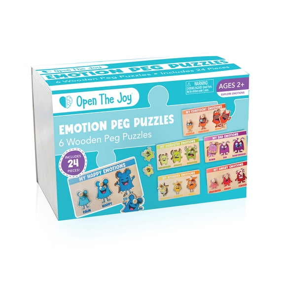 Open the Joy My Emotion Levels Peg Puzzles