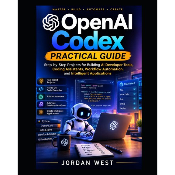 OpenAI Codex Developer OpenAI Codex Practical Guide: Step-by-Step Projects for Building AI Developer Tools, Coding Assistants, Workflow Automat, Book 2, (Paperback)