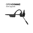 thumbnail image 1 of OpenComm2 2025 Upgrade - Open-Ear Bone Conduction Headphones, Wireless Bluetooth Headset with Noise Canceling Mic & Mute Button for Work Calls and Meetings, 16 Hour Talk Time - For Mobile & PC, Black, 1 of 7