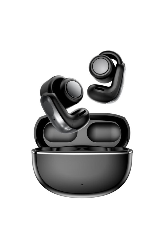 Open Ear Clip Wireless Earbuds, Bluetooth 5.4 Lightweight Headphones with ENC Clear Call, IPX7 Waterproof Fit for Running Workout