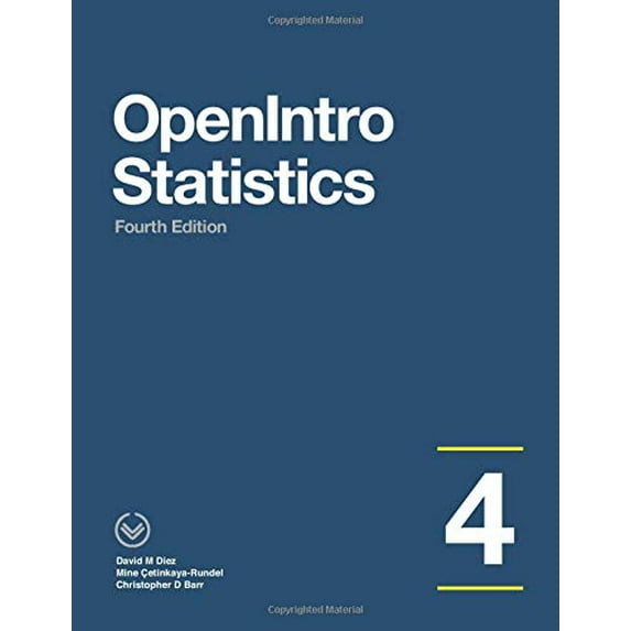 Pre-Owned OpenIntro Statistics: Fourth Edition (Paperback) 1943450072 9781943450077