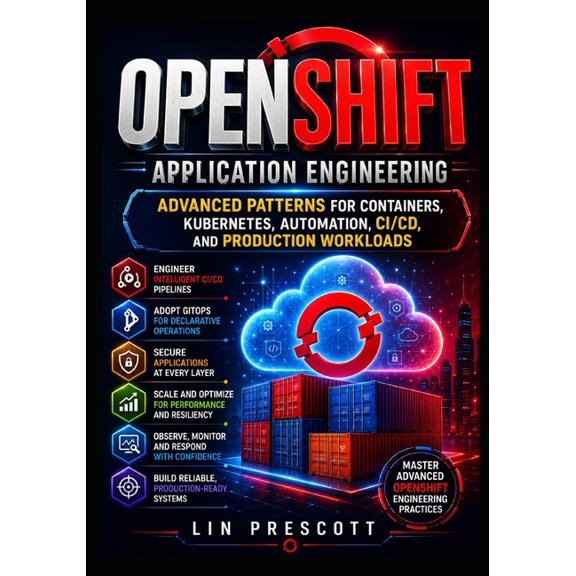 The Openshift Application Development & OpenShift Application Engineering: Advanced Patterns for Containers, Kubernetes, Automation, CI/CD, and Production Workl, Book 2, (Paperback)