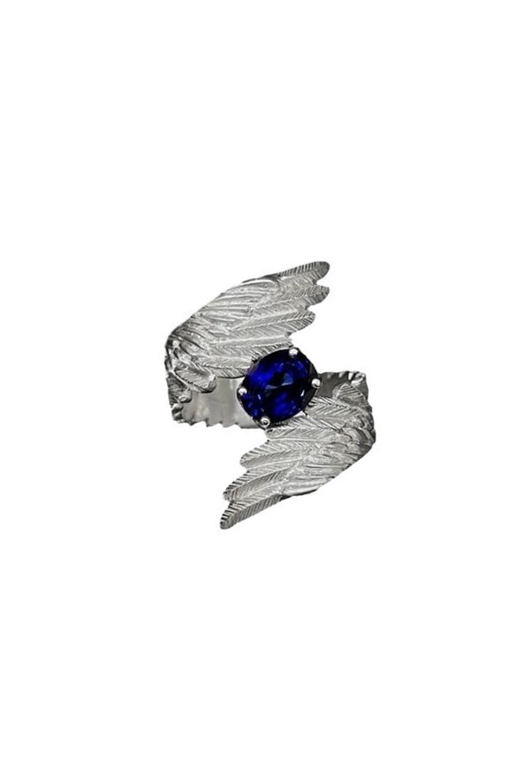 Openable Geometric Wing Adjustable Opening Rings Eye Catching Finger Jewelry Suitable for Daily Wear