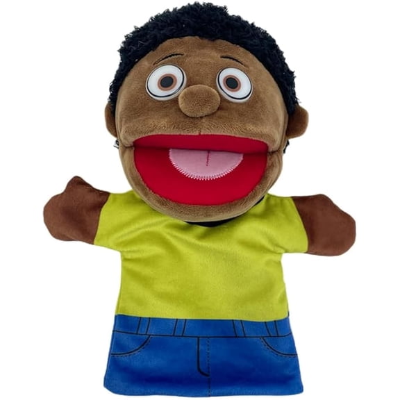 Openable Jaw Complete Household Puppet Set, Multi-Generational Plush Toy, Parent-Child Storytelling Tool & Birthday Goodie Bag Filler