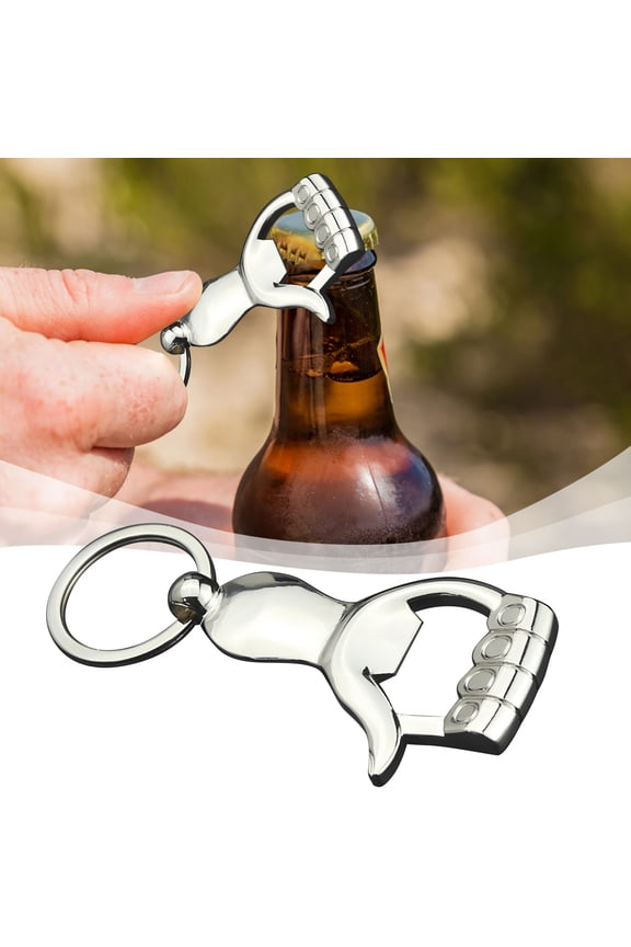 Opener Keychain Alloy Shaped Beer Soft Drinks Beverage Bottle Openers Restaurants Funny Gifts