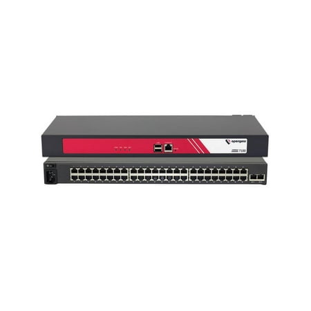 Opengear 7148 Console Server, 48 Serial Cisco Straight, Single AC Power, 2x Ethernet, 4GB Flash, 2 USB, FIPS140-2 Certified