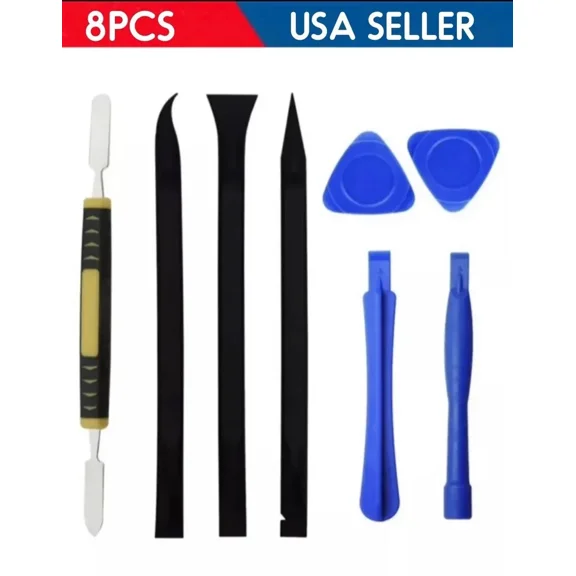 Opening Pry Tool Set Spudger Ml Sticks Bars Nylon Plastic Metal Opener Kit 8Pc