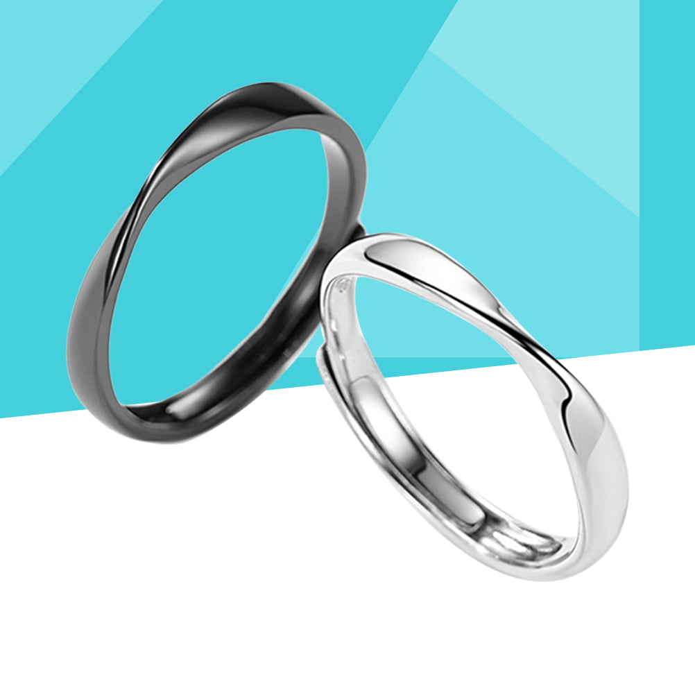 Angel kiss Round Moissanite Side-Stone Engagement Ring - ReadYourHeart | Couple  ring design, Couple wedding rings, Mens engagement rings diamond