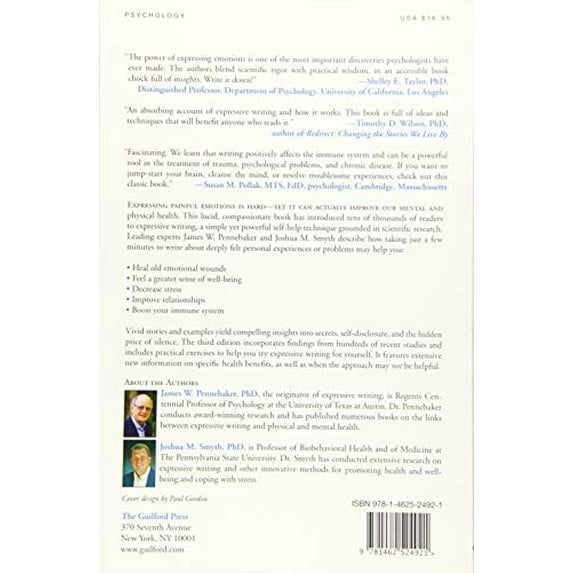 Pre-Owned Opening Up by Writing It Down: How Expressive Writing Improves Health and Eases Emotional Pain (Paperback) 1462524923 9781462524921
