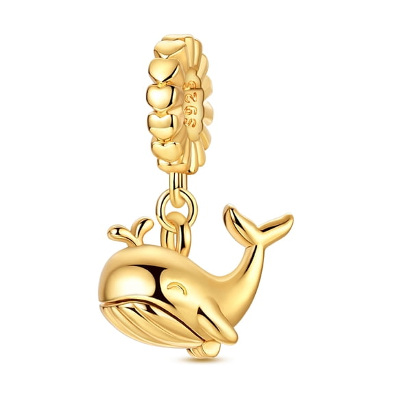 Opening Whale Charm, Compatible with Most Bracelet, Charm for Bracelet