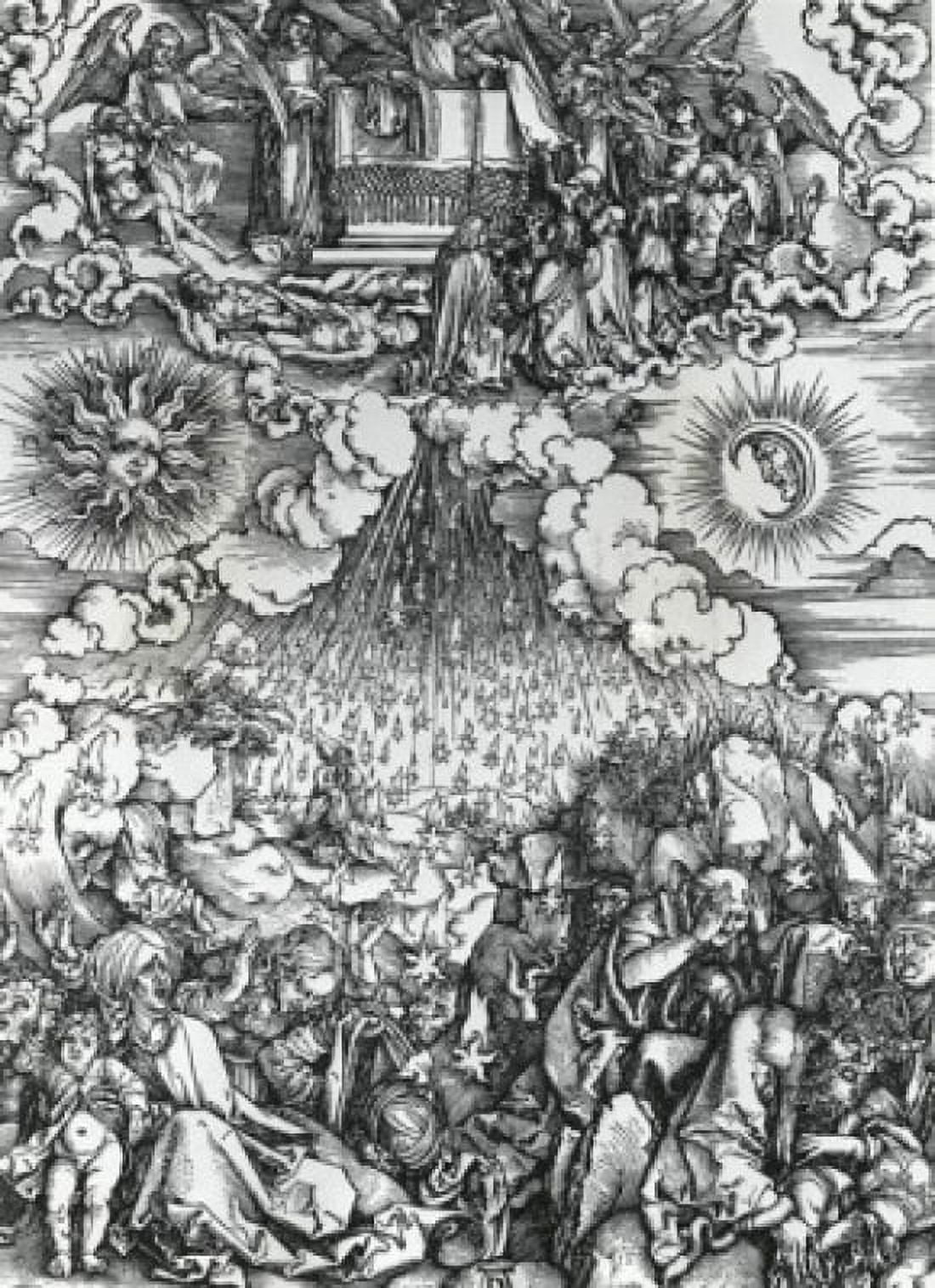 Opening of the Fifth & Sixth Seals Albrecht Durer (1471-1528 German) Engraving Canvas Art - Albrecht Durer (18 x 24)