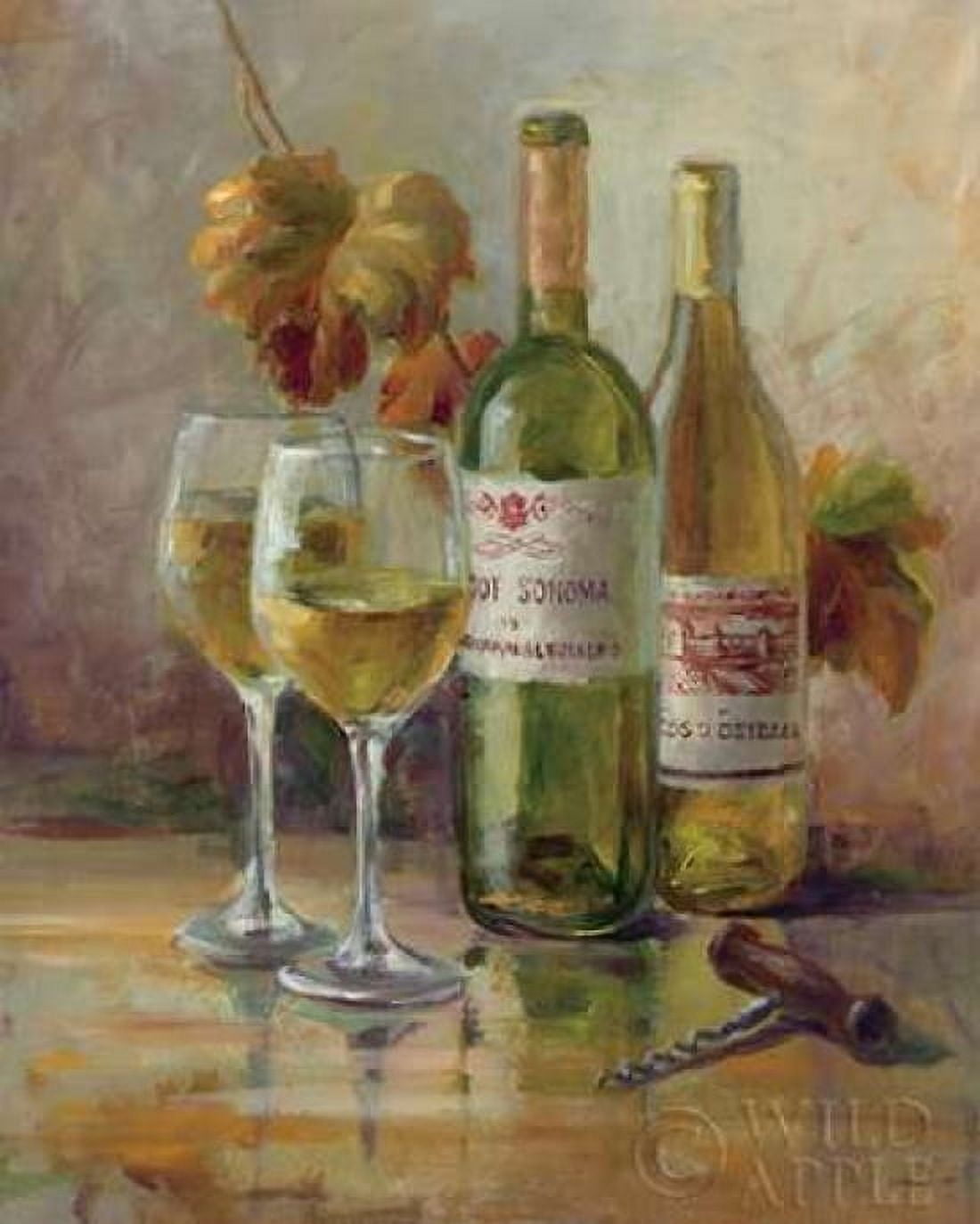Opening the Wine II Canvas Art - Danhui Nai (24 x 30)