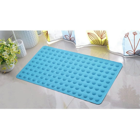 Openpig Bathtub Mat for Shower, Soft Rubber Bath Mat Non Slip with Suction Cups Tub Mat for Bathroom for Kids Extra