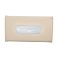 thumbnail image 1 of Openpig Car Tissue Holder Sun Visor Napkin Holder with Tissue PU Leather Tissue Box Tissue Box Holder Hanging Tissue Holder Mask Dispenser for Car, 1 of 2