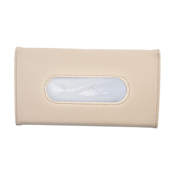 Openpig Car Tissue Holder Sun Visor Napkin Holder with Tissue PU Leather Tissue Box Tissue Box Holder Hanging Tissue Holder Mask Dispenser for Car