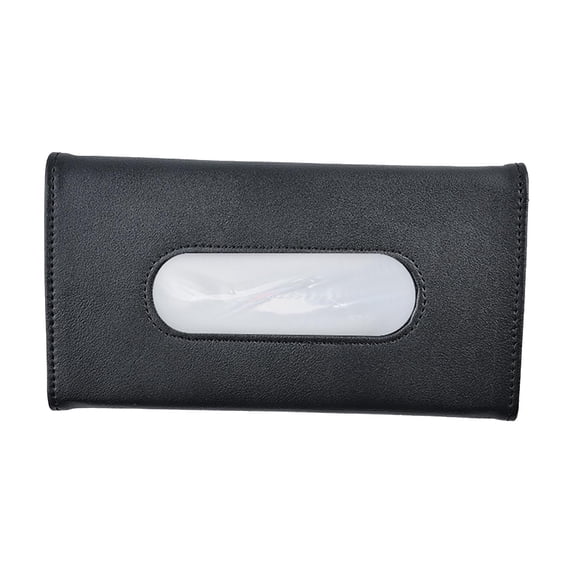 Openpig Car Tissue Holder Sun Visor Napkin Holder with Tissue PU Leather Tissue Box Tissue Box Holder Hanging Tissue Holder Mask Dispenser for Car