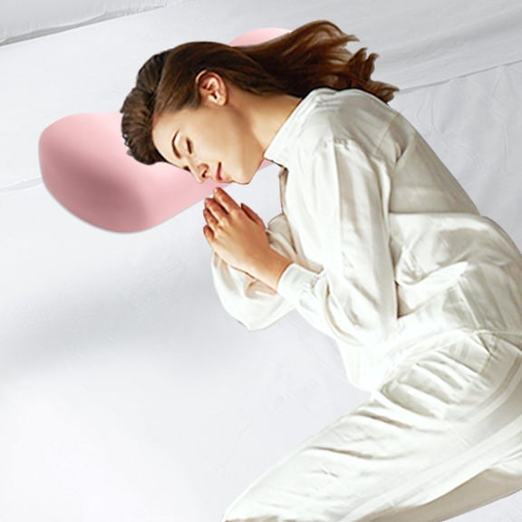 Openpig Cervical Pillow for Neck Strain Relief, Memory Foam Neck Pillow for Sleeping, Contour Cooling Pillow for Side Sleeper, Adjustable Orthopedic Sandwich Pillow, Travel(16.5"×7.8"×5.1")