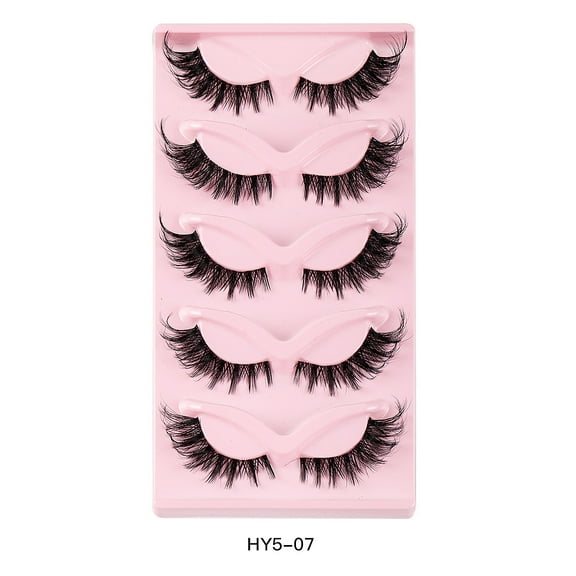 Openpig Clearance 5 Pairs Eye Natural Look False Eyelashes