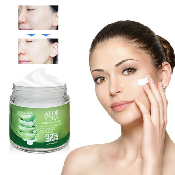 Openpig Clearance Aloe Vera Moisturizing Cream After Sun Sensitive Skin Repairing Soothing Cream 50g