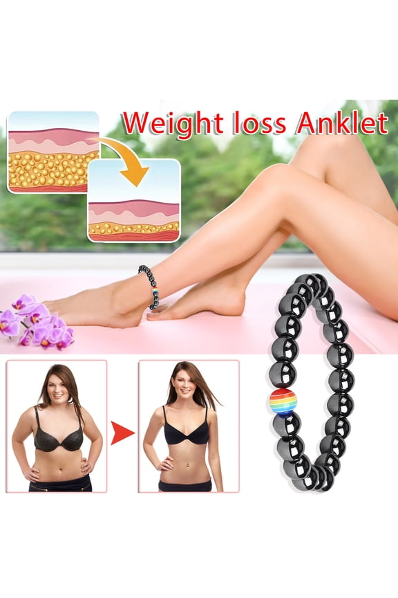 Clearance Anti-Swelling Black Anklet For Men Women 1 Pcs Chakra Energy Protection Anklet Swelling,Beaded Bracelet Gifts