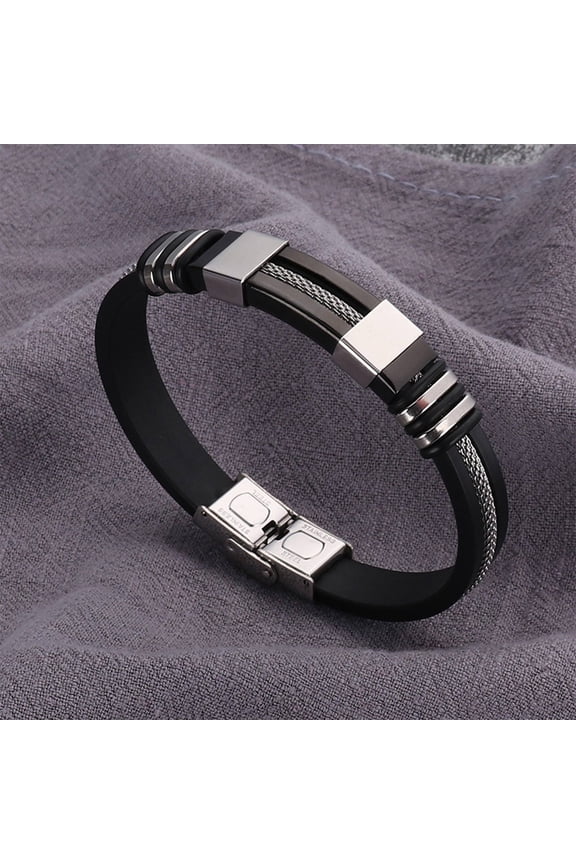 Clearance Negative Bracelet, Men's Titanium Steel Bracelet,The Wristband Emits Negative Body's Energy Channels To Circulation.