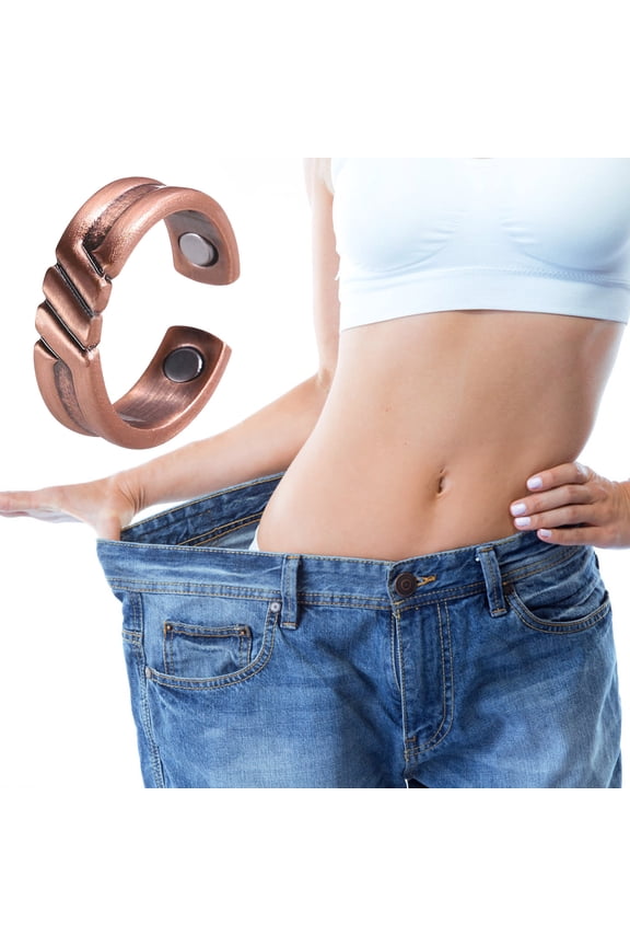 Clearance Pure Antique Copper Magnetic Energy Ring Creative Personalized Magnetic Open Ring