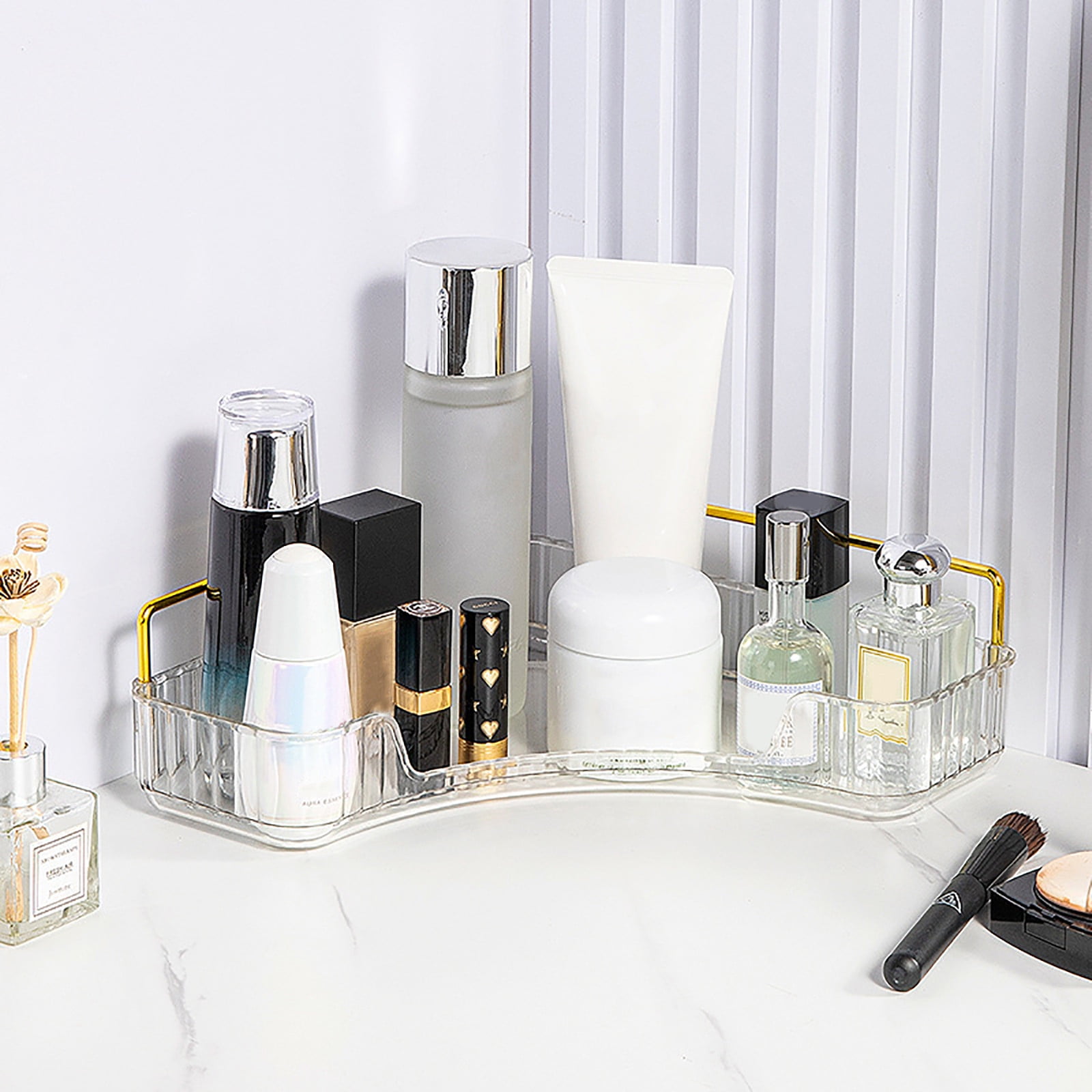 Openpig Corner Bathroom Counter Organizer, Bathroom Countertop Perfume ...