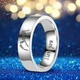 thumbnail image 1 of Openpig Couples Promise Rings I Love You Rings Relationship for Long Distance Jewelry Gifts for Anniversary Valentines Day(Size 13), 1 of 2