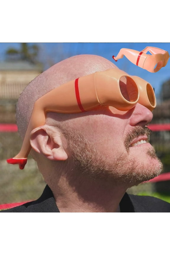Crazy Party Glasses-SHADES: Funny Sunglasses for Party - Dazzling Leg and Hip Designs Stand Out!