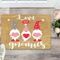 thumbnail image 1 of Openpig Door Mat with Non-Slip Backing Gnome Kitchen Mats Valentines Day Gnome Entryway Outdoor Floor Mat Indoor, 1 of 2