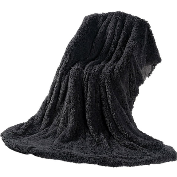 Openpig Faux Fur Throw Blanket, Super Soft Lightweight Shaggy Fuzzy Blanket Warm Cozy Plush Fluffy Decorative Blanket for Couch, Bed, Chair(31"x47")