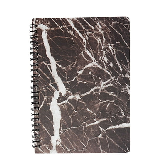 Openpig Flip Coil Journal Notebook, Strong TwinWire Binding with A5 Premium Paper, Marble Pattern College Notebook, Perfect for School Office