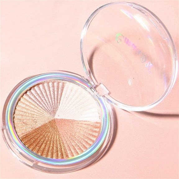 Openpig Highlighter Makeup Highlighter Palette Powder Shimmer Highlighter Makeup Facial Illuminator Palette Waterproof Long Lasting