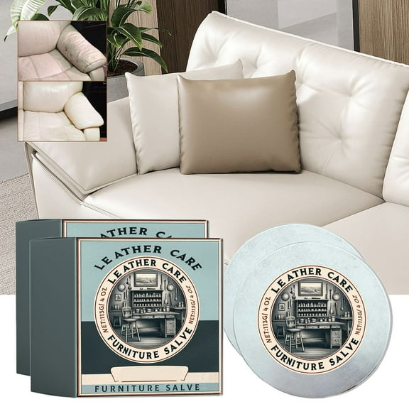 Openpig Leather Salve, Protects & Revives Dried-Out Smooth Leather, Natural Salve, No Greasy or Sticky residue for Leather, Couches, Shoes, & More