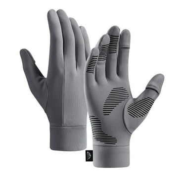 Openpig Men Cycling Gloves Touchscreen Full Finger Sun UV Protection Summer Gloves for Driving Fishing (7.1-7.9inches)