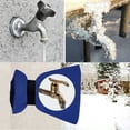 thumbnail image 1 of Openpig Outdoor Faucet Covers for Winter Freeze Protection Reusable Hose Bib Covers 5.5" W x 7.8" H Outside Waterproof Spigot Covers Winter Insulated Faucet Freeze Protector Faucet Socks, 1 of 5
