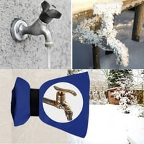 Openpig Outdoor Faucet Covers for Winter Freeze Protection Reusable Hose Bib Covers 5.5" W x 7.8" H Outside Waterproof Spigot Covers Winter Insulated Faucet Freeze Protector Faucet Socks