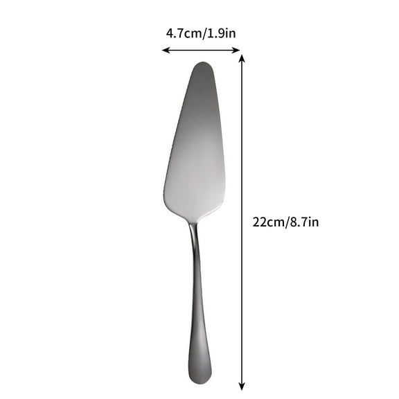Openpig Pie Cut Stainless Steel Pie Spatula Serrated with Comfortable Handle, Easy to Grip for Cutting and Serving Desserts Pizza and Cake