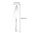 thumbnail image 1 of openpig Stainless Steel Cake Server Pie Holder Transfer Triangular Spade Spatula Serrated Edge for Pizza Cake Baking Safe in Dishwasher, Pie Cake Pizza Shovel Cutter, 1 of 9