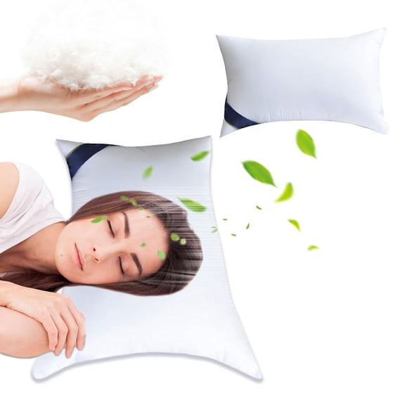 Openpig Small Shredded Memory Foam Pillow for Hotel and Camping - Compressible Firm Bed Pillow, Breathable Cover, Machine Washable, Backpacking and Car