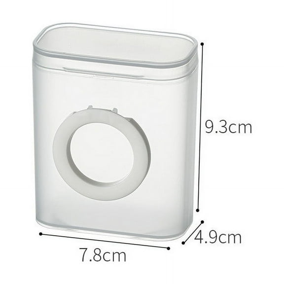 Openpig Small Translucent Organizer Box with Lid and Phone Holder, Travel Storage Carrying Case for Drawer, Cables, Charger, Jewelry, Swab, Lipsticks, Earphones, Keys or Small Items