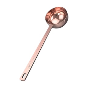Openpig Stainless Steel Scoops with Long Handle, Stainless Steel Table Spoon for Coffee Milk Fruit Powder, Measuring Dry and Liquid Ingredients, Cooking Baking