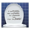 thumbnail image 1 of Openpig Toilet Stickers Decal, Vinyl Wall Art Sign Decor, Removable Self-Adhesive Toilet Seat Quote Murals for Restroom Door Seat Decoration, 1 of 2