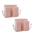 thumbnail image 1 of Openpig Wall Mount Phone Holder Adhesive Wall Phone Mount Charging Stand and Remote Control Stand Multipurpose Socket Pocket Universal Deck Storage Box for Bedroom, Kitchen, Bathroom, Office, 1 of 2