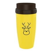 Openuye French Coverless Twist Cup Tumbler Straw Sippy Water Bottles Portable for Children Adults New