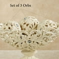 thumbnail image 1 of Openwork Orbs Ivory/Gold Set of Three Set of 3, 1 of 1