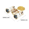 thumbnail image 1 of Opera Glasses Mini Binoculars with Chain, Metal Body and Optical Glass Lenses, Compact Theater Binoculars for Concerts, Sporting Events and Sightseeing, 1 of 2