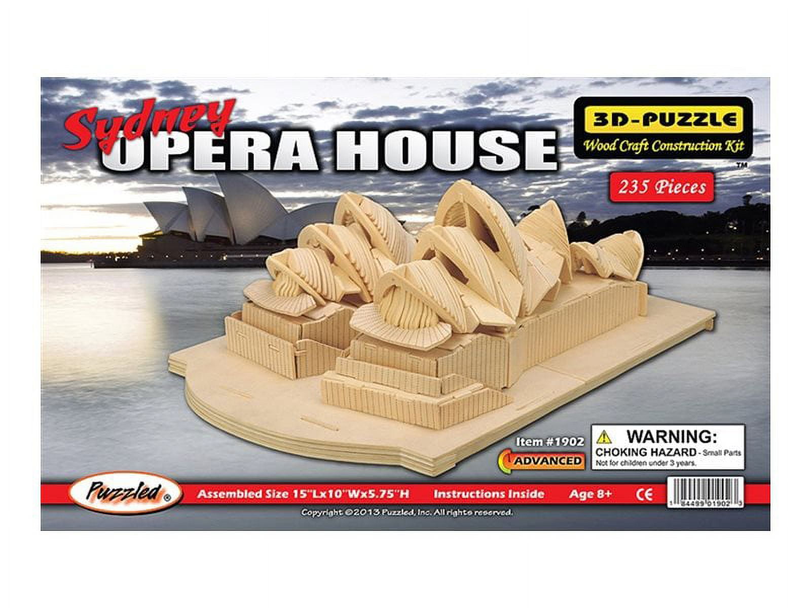 Sydney Opera House Wooden 3-D Puzzles