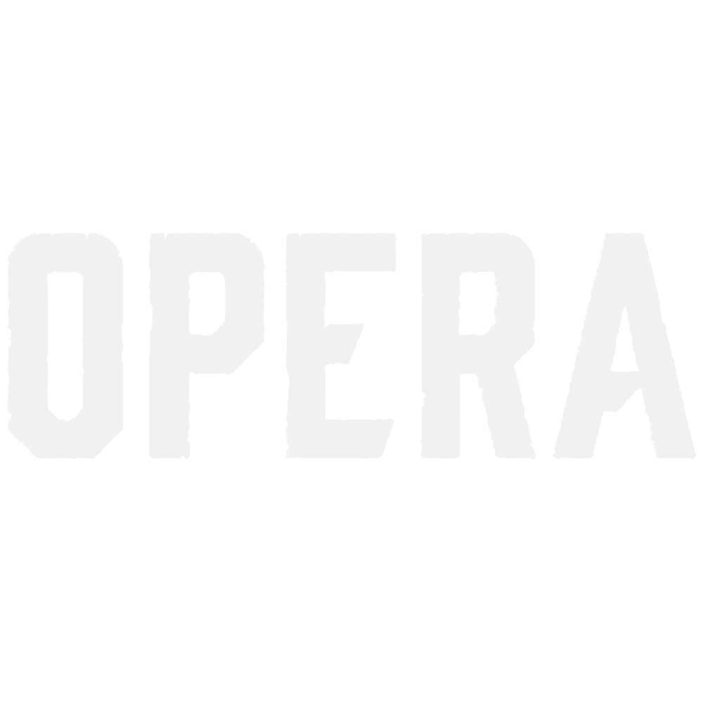 Opera Logo Vinyl Die-Cut Sticker White - Walmart.com