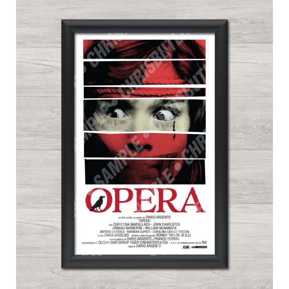 Opera Movie Poster, Classic Film Wall Art Print